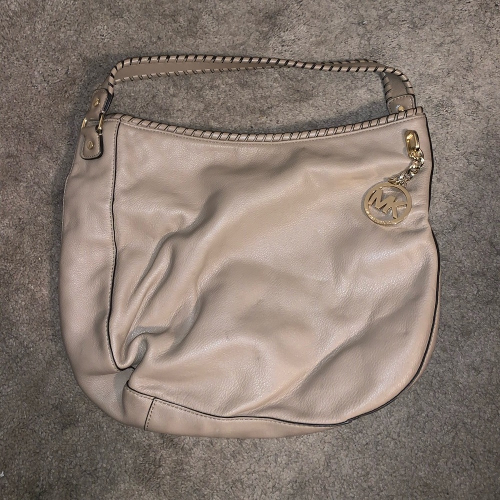 large leather micheal kora tote